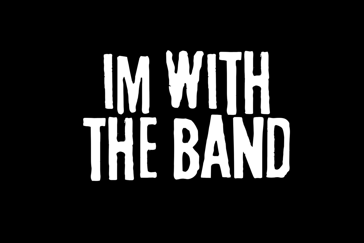 I'M WITH THE BAND PET T-SHIRT