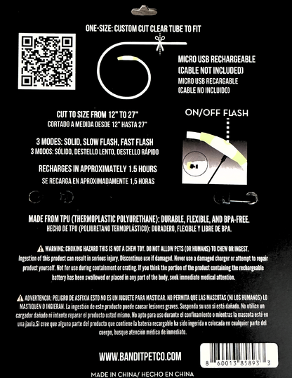 PET LED GLOW SAFETY NECKLACE