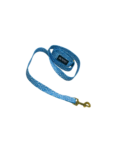 Blue Paisley Pet Leash