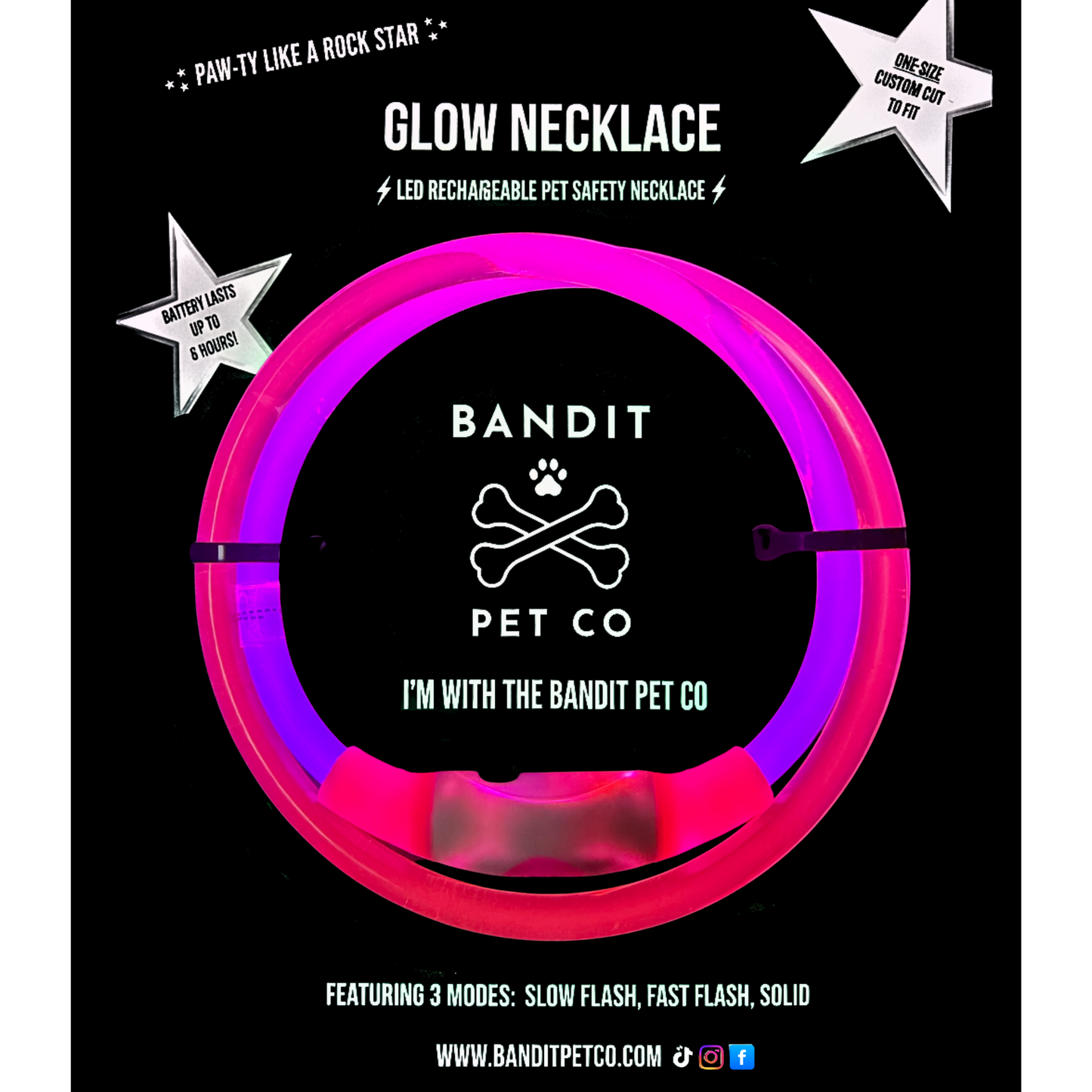 PET LED GLOW SAFETY NECKLACE